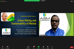 Lecture on Urban Mining and Sustainability of metals